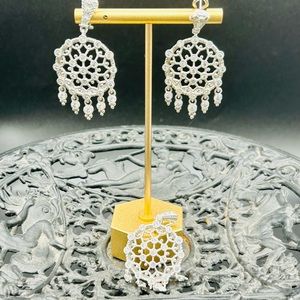 Judith Ripka DREAMCATCHER 3pc set 925 and diamonique